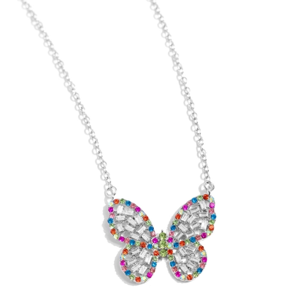 Paparazzi Multicolor Butterfly Necklace